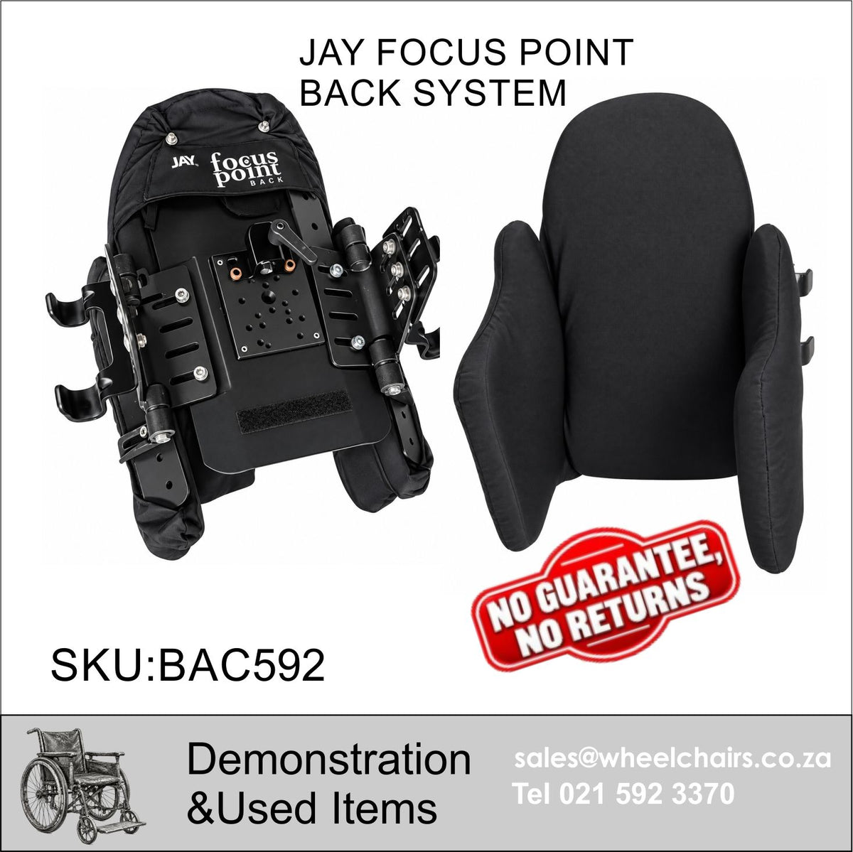 BACK SYSTEM JAY FOCUSPOINT -USED