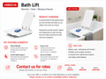 HIRE BATH HOIST BATTERY OPERATED
