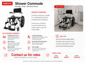 HIRE SHOWER COMMODE