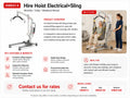 HIRE HOIST MEDICAL ELECTRIC