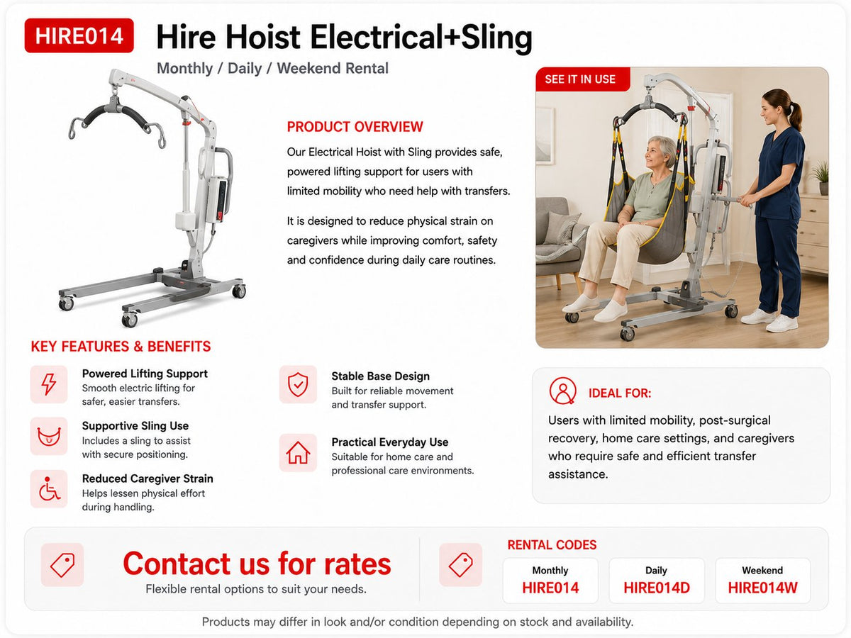HIRE HOIST MEDICAL ELECTRIC