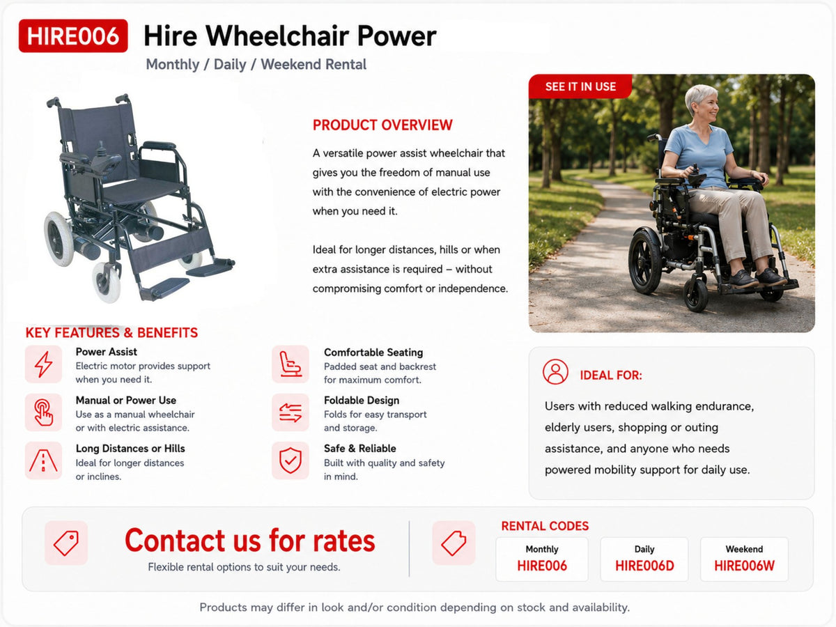 HIRE WHEELCHAIR POWER