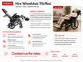 HIRE WHEELCHAIR TILT MANUAL