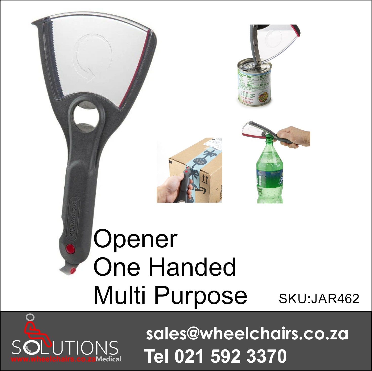 One-Handed Multi-Purpose Opener