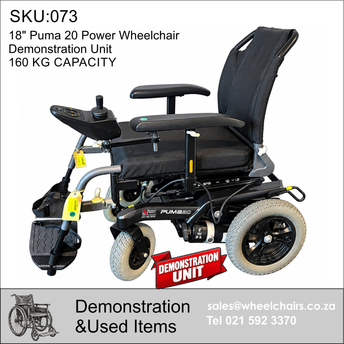WHEELCHAIR PUMA 20 QUICKIE - USED