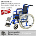 WHEELCHAIR ROMAN 18" LOW SLUNG - USED
