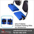 Wheelchair Footrest Comfort Pads / Footrest