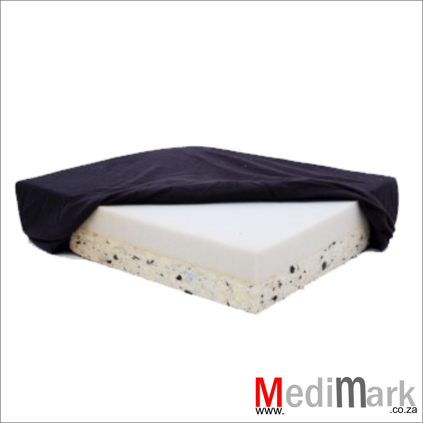 CUSHION WHEELCHAIR STD BLOCK FOAM 2 LAYER