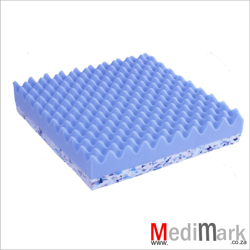 Cushion eggcrate convoluted  with base.