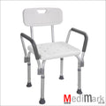 SHOWER CHAIR WITH BACK AND ARMRESTS