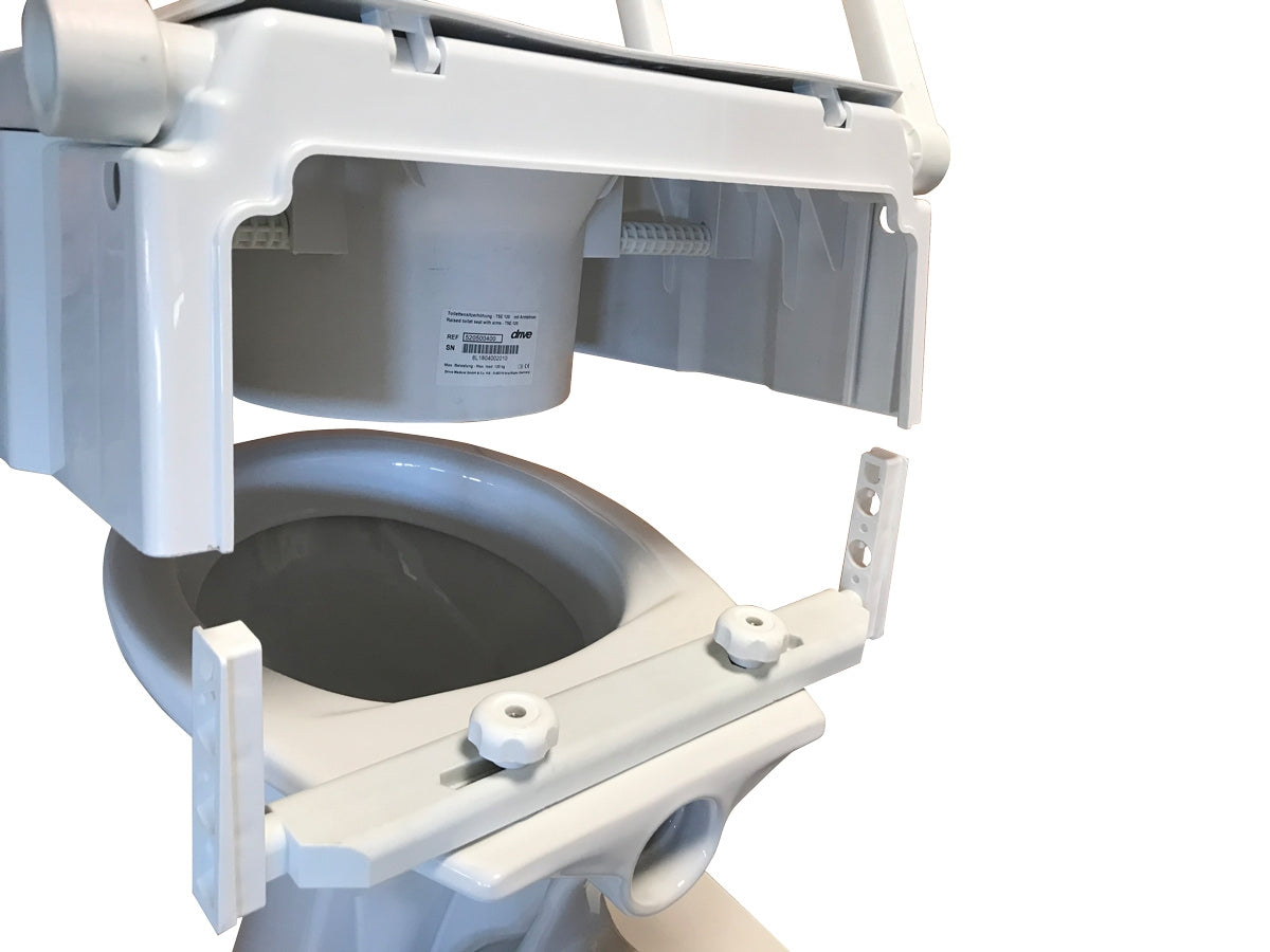 TOILET SEAT RAISER WITH ARMS